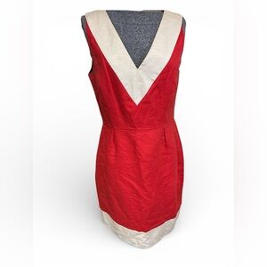 Kate Spade Red and Cream Mini Dress